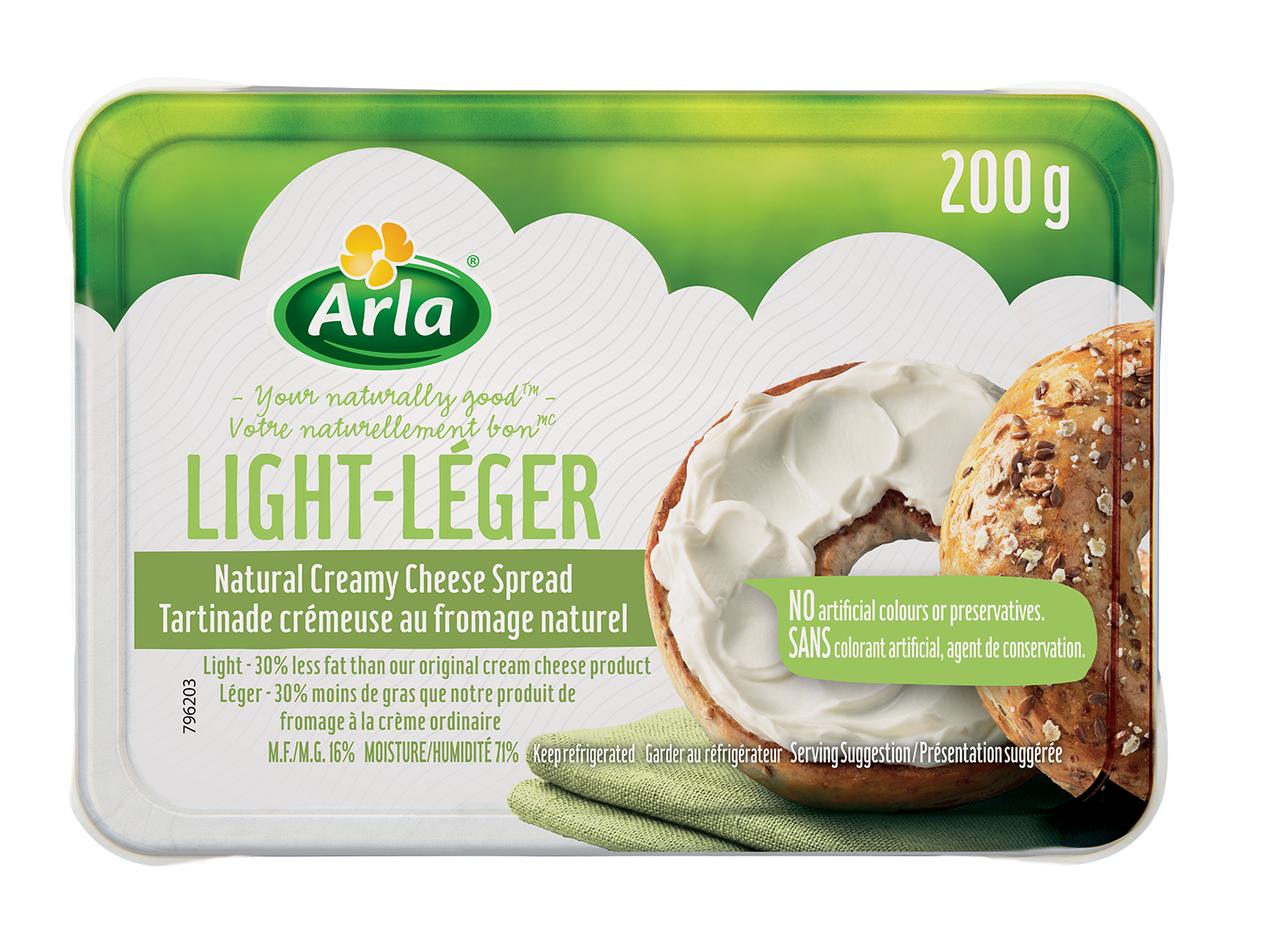 Arla Cream Cheese Light Cream Cheese Arla Foods dairy product