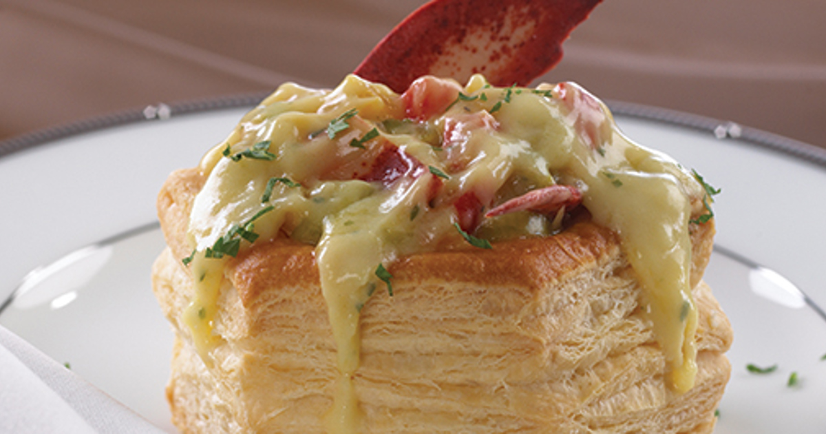 Creamed Lobster in Puff Pastry Pillows Arla Foods dairy product provides you with natural