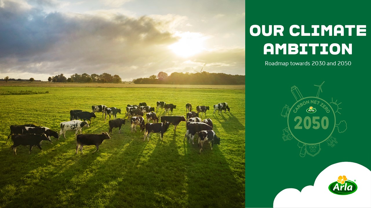 Arla doubles CO2e target for operations to meet 1.5 degrees celsius