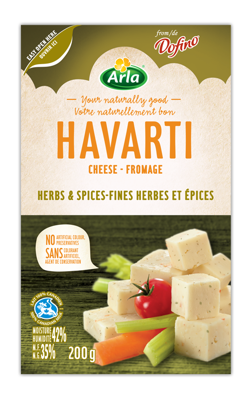 Havarti Wedges Herbs & Spices 200 g