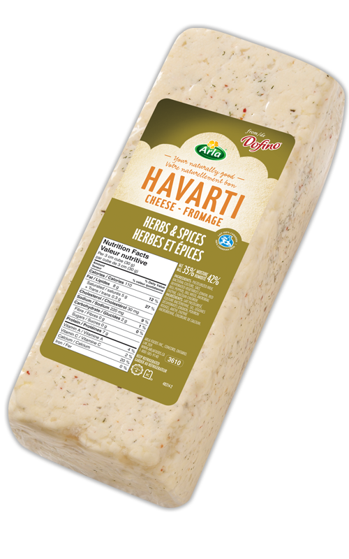 Havarti loaves Herbs & Spices 4.5 kg