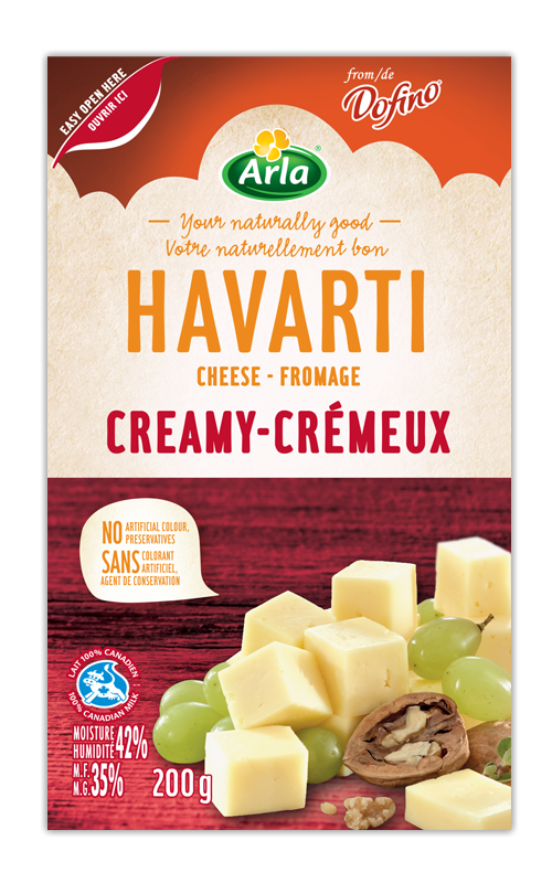 Havarti Wedges Creamy 200 g